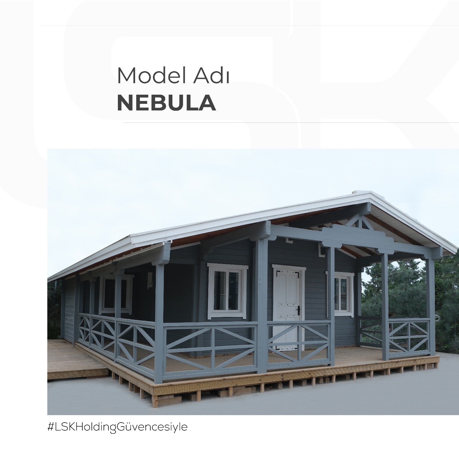 Nebula ahşap ev modeli