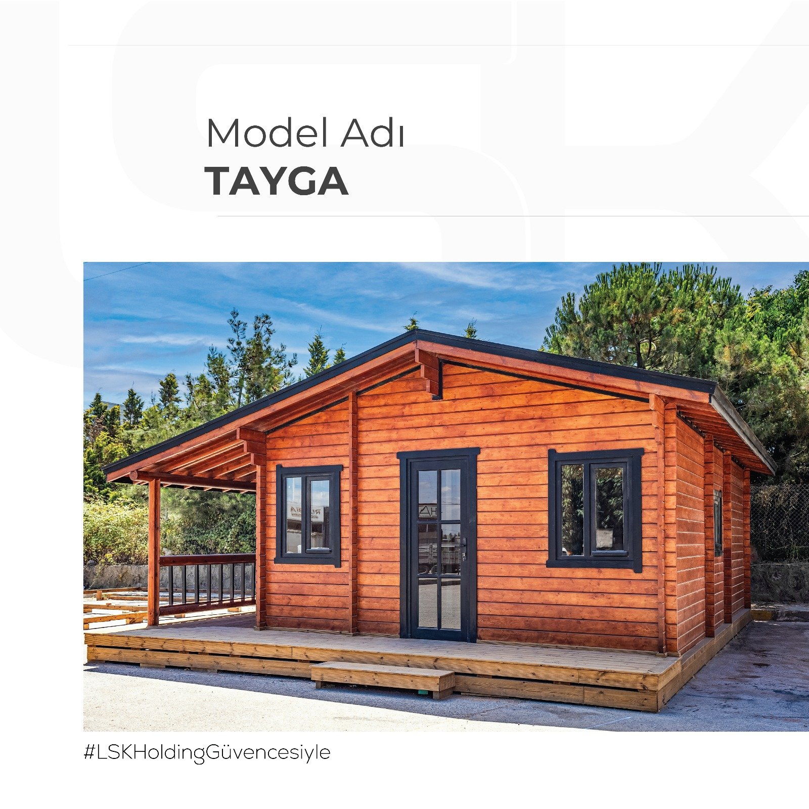 Tayga ahşap ev modeli