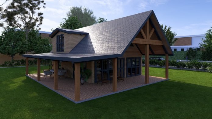 Yeni Alaska ahşap ev modeli